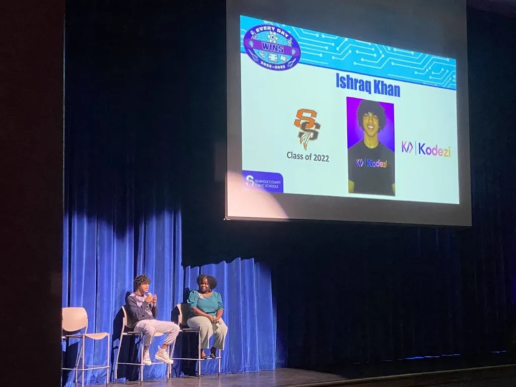 Ishraq at Seminole County Public Schools Leadership Conference